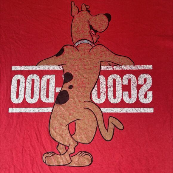 Vintage 90s Scooby Doo Sleep Shirt Womens OSFA  Double Sided Hanna Barbera CN - Picture 11 of 13